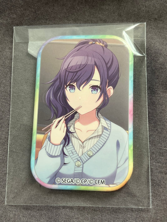 Project Sekai - Mafuyu Asahina "Hope Will Someday Go Beyond the Morning" Square Badge [UNTRAINED]