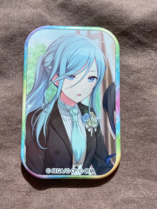 Project Sekai - Shizuku Hinomori "Holding Your Hands So That You Don't Fall Down" Square Badge [UNTRAINED]