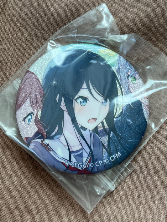 Project Sekai - Ichika Hoshino “Get over it.” Circle Glitter Badge [UNTRAINED]