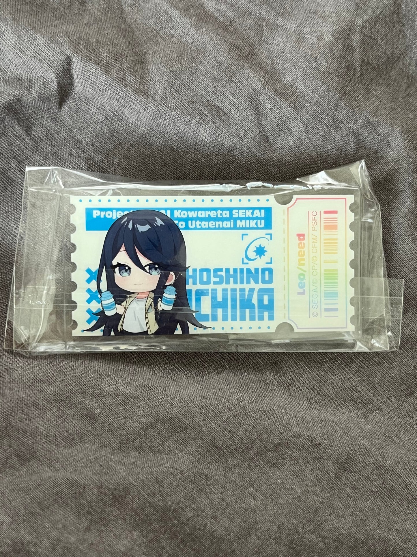 Project Sekai - Ichika Hoshino "LAWSON Collaboration Movie Ticket" Acrylic Rectangle Badge