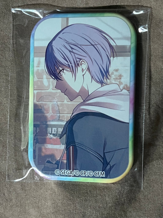 Project Sekai - Toya Aoyagi "BREAK DOWN THE WALL" Square Badge [TRAINED]