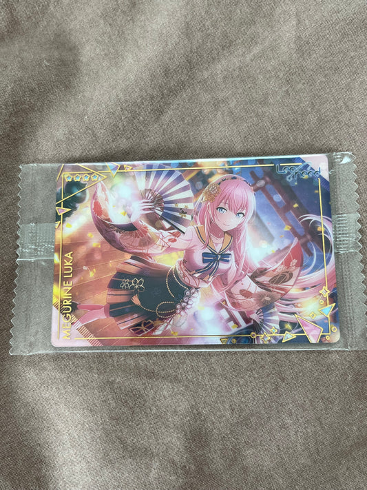Project Sekai - Megurine Luka “SEKAI's Happy New Year!” Wafer Card