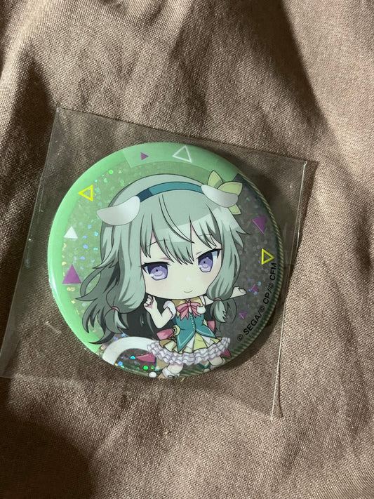 Project Sekai - Nene Kusanagi “Wonderlands x Showtime in Namjatown Collaboration” Chibi Holographic Circle Badge