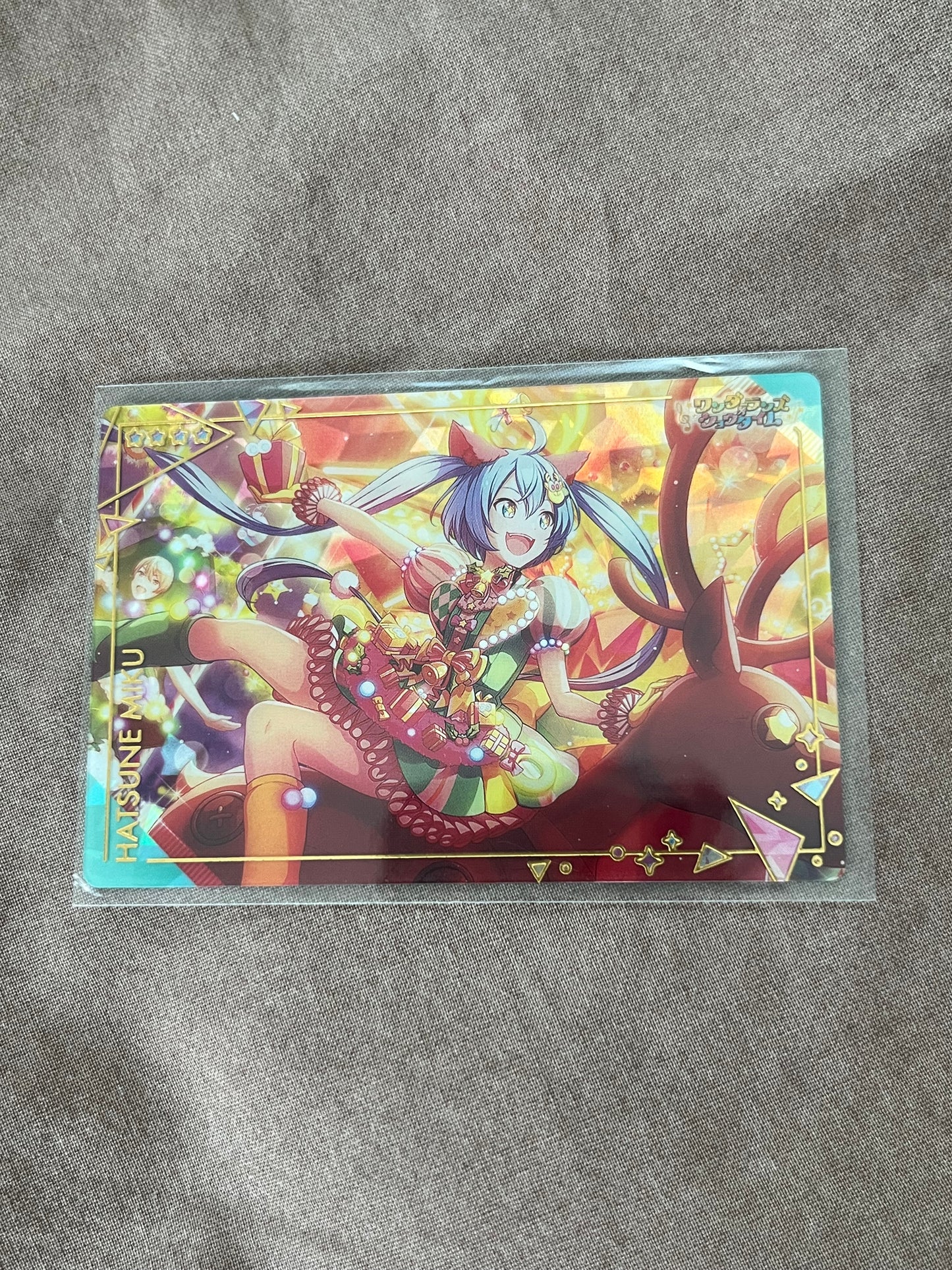 Project Sekai - Hatsune Miku “On a Holy Night, with This Singing Voice” Wafer Card
