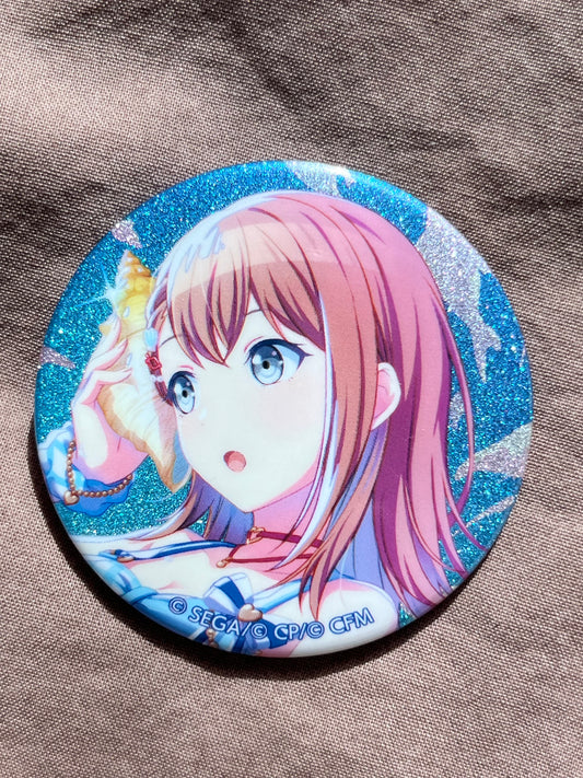 Project Sekai - Minori Hanasato "Chasing The Sparkle Beyond the Blue Sky" Circle Glitter Badge [TRAINED]