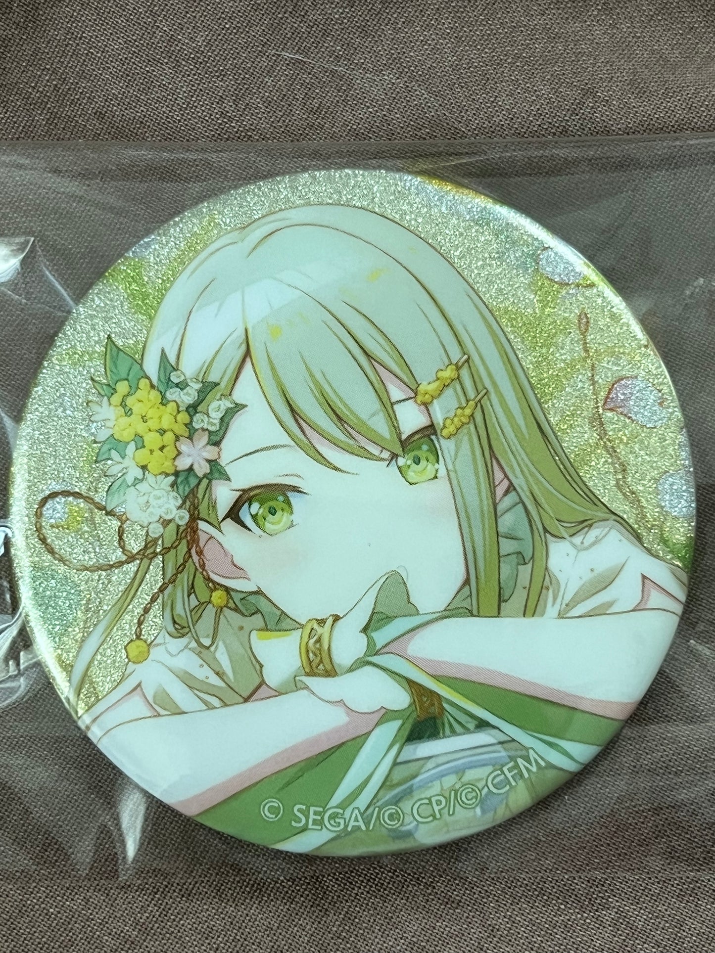 Project Sekai - Shiho Hinomori "Our Sounds Joint Together" Circle Glitter Badge [TRAINED]