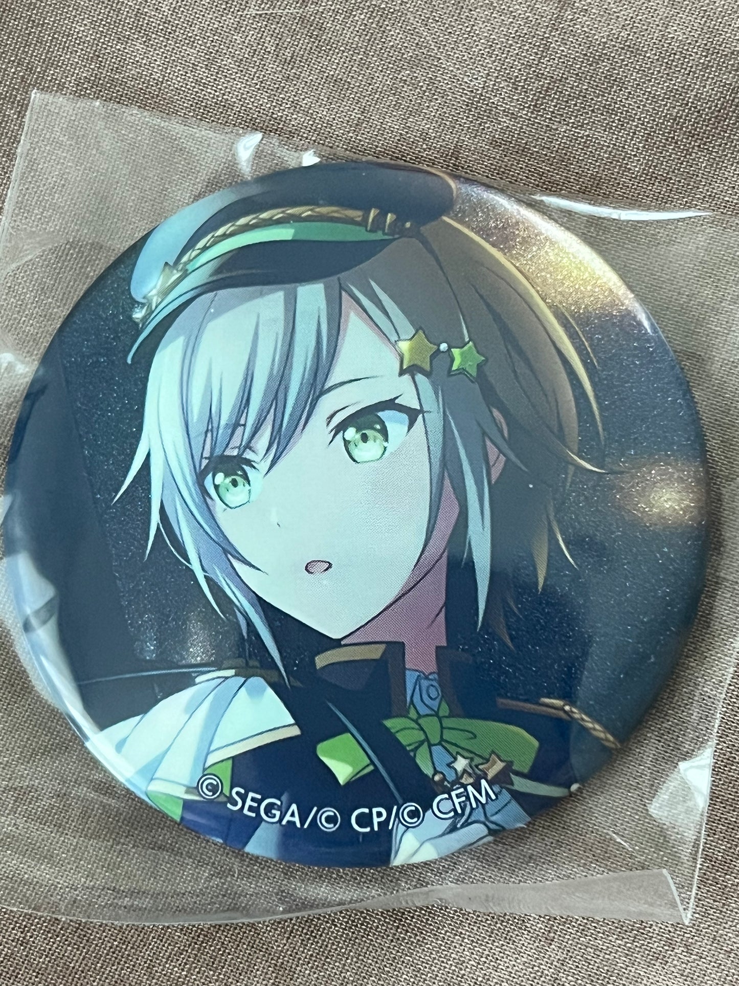 Project Sekai - Shiho Hinomori "How Things Will Develop From Here on Out" Circle Glitter Badge [TRAINED]