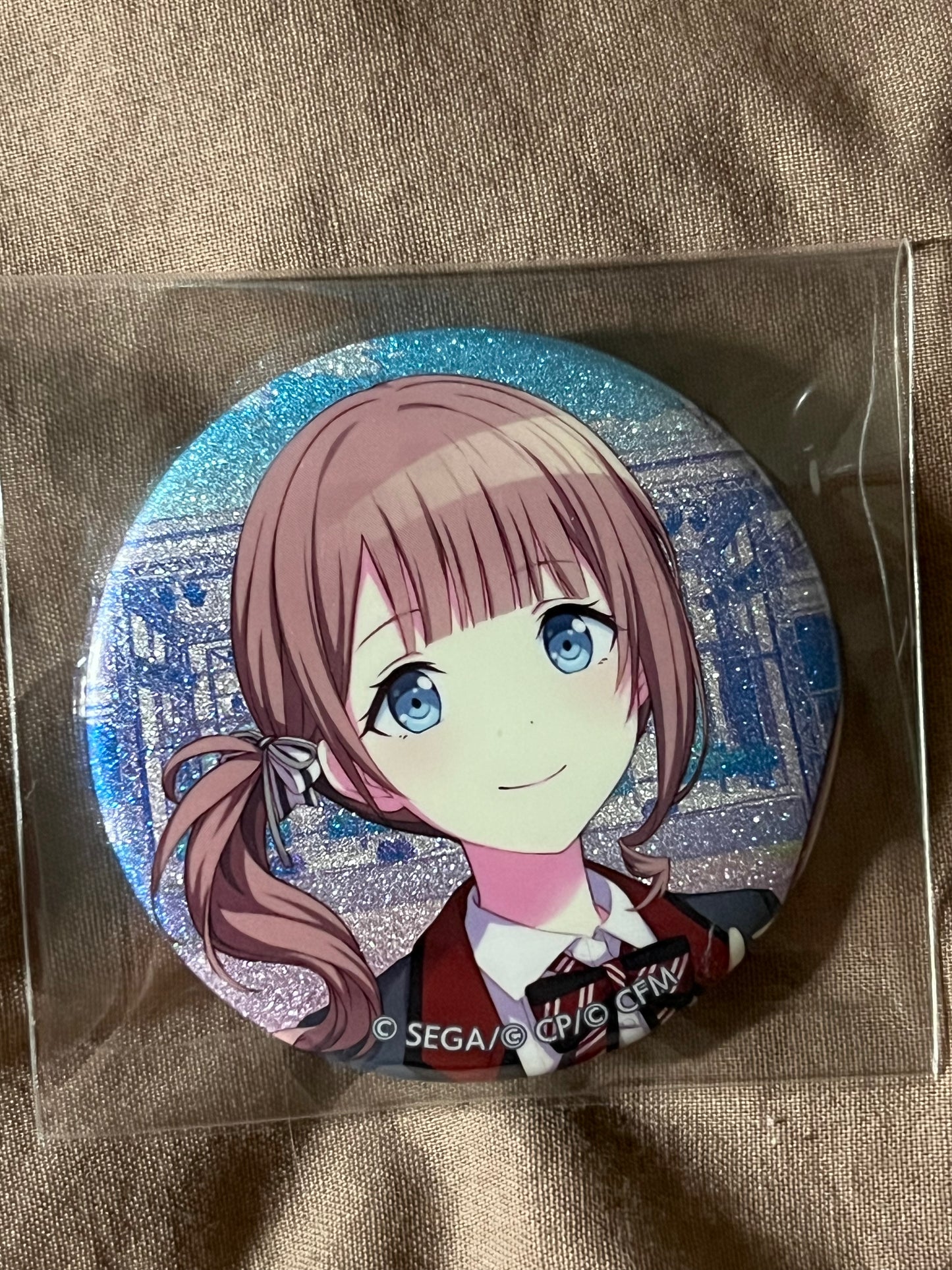 Project Sekai - Mochizuki Honami "Brand New Style" Circle Glitter Badge