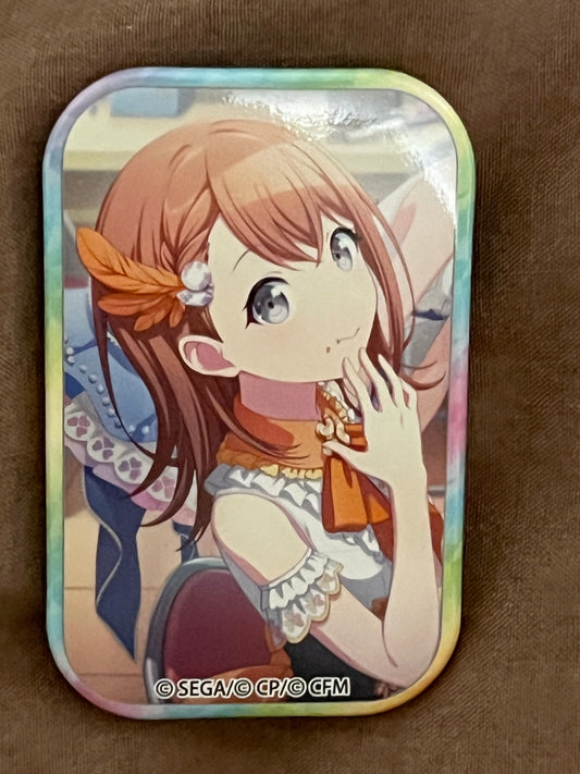 Project Sekai - Minori Hanasato “Munching Time!” Square Badge [UNTRAINED]