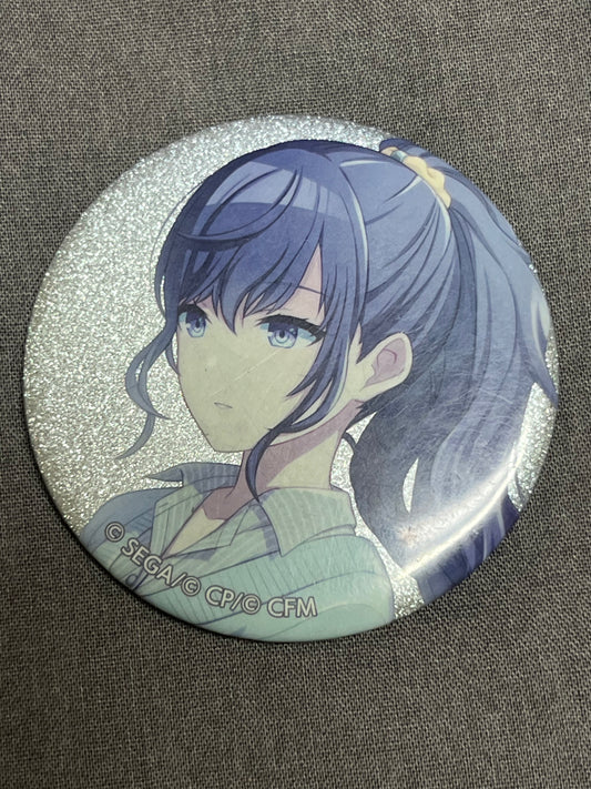 Project Sekai - Mafuyu Asahina “The Words Thrown at You” Circle Glitter Badge [UNTRAINED]