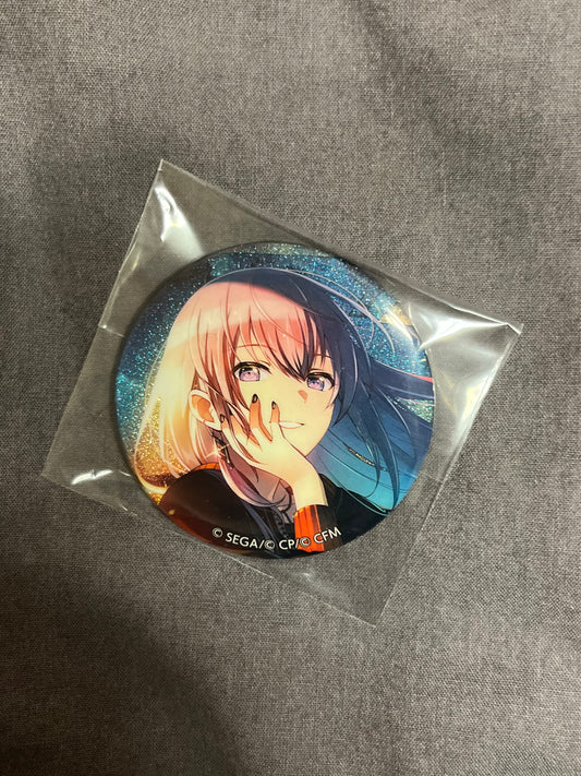 Project Sekai - Megurine Luka “Surprise Challenger” Circle Glitter Badge [TRAINED]