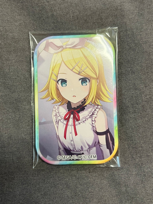 Project Sekai - Kagamine Rin “That Girl in the Photo Album” Square Badge [UNTRAINED]