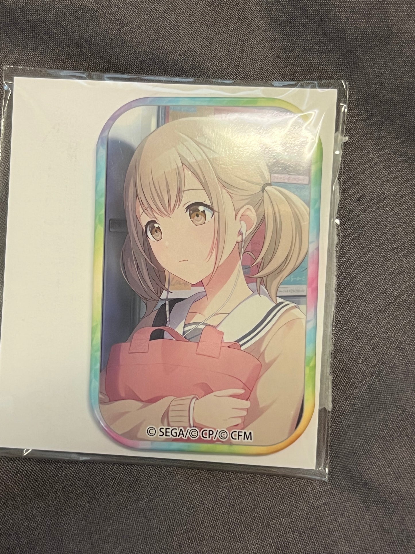 Project Sekai - Kohane Azusawa “So That I Don't Fall Asleep” Square Badge [UNTRAINED]