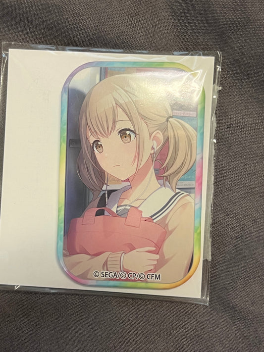 Project Sekai - Kohane Azusawa “So That I Don't Fall Asleep” Square Badge [UNTRAINED]