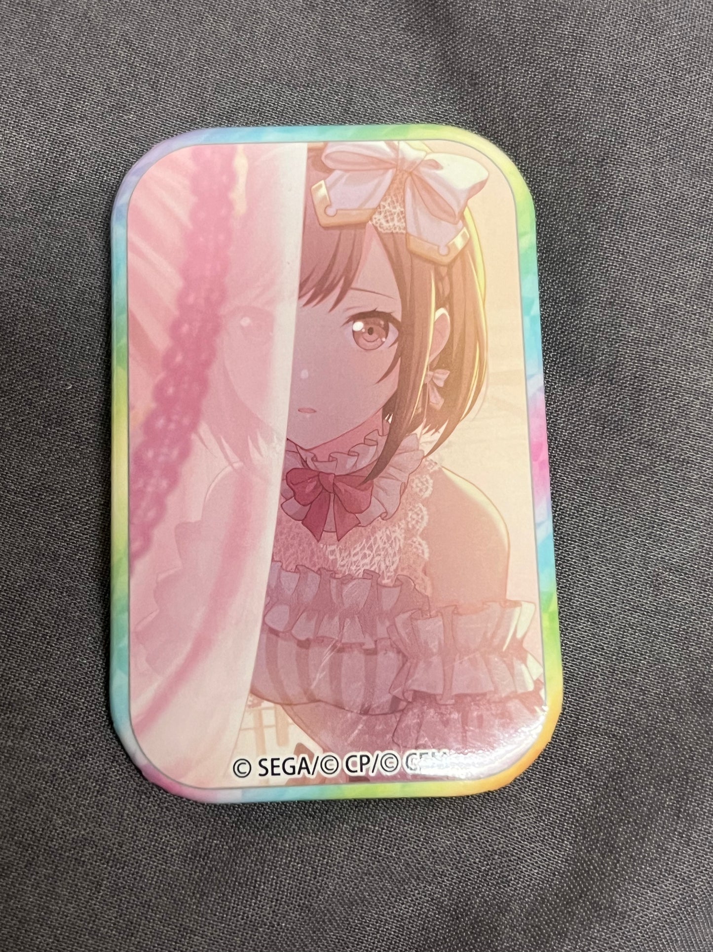 Project Sekai - Ena Shinonome "Secret Distance" Square Badge [TRAINED]
