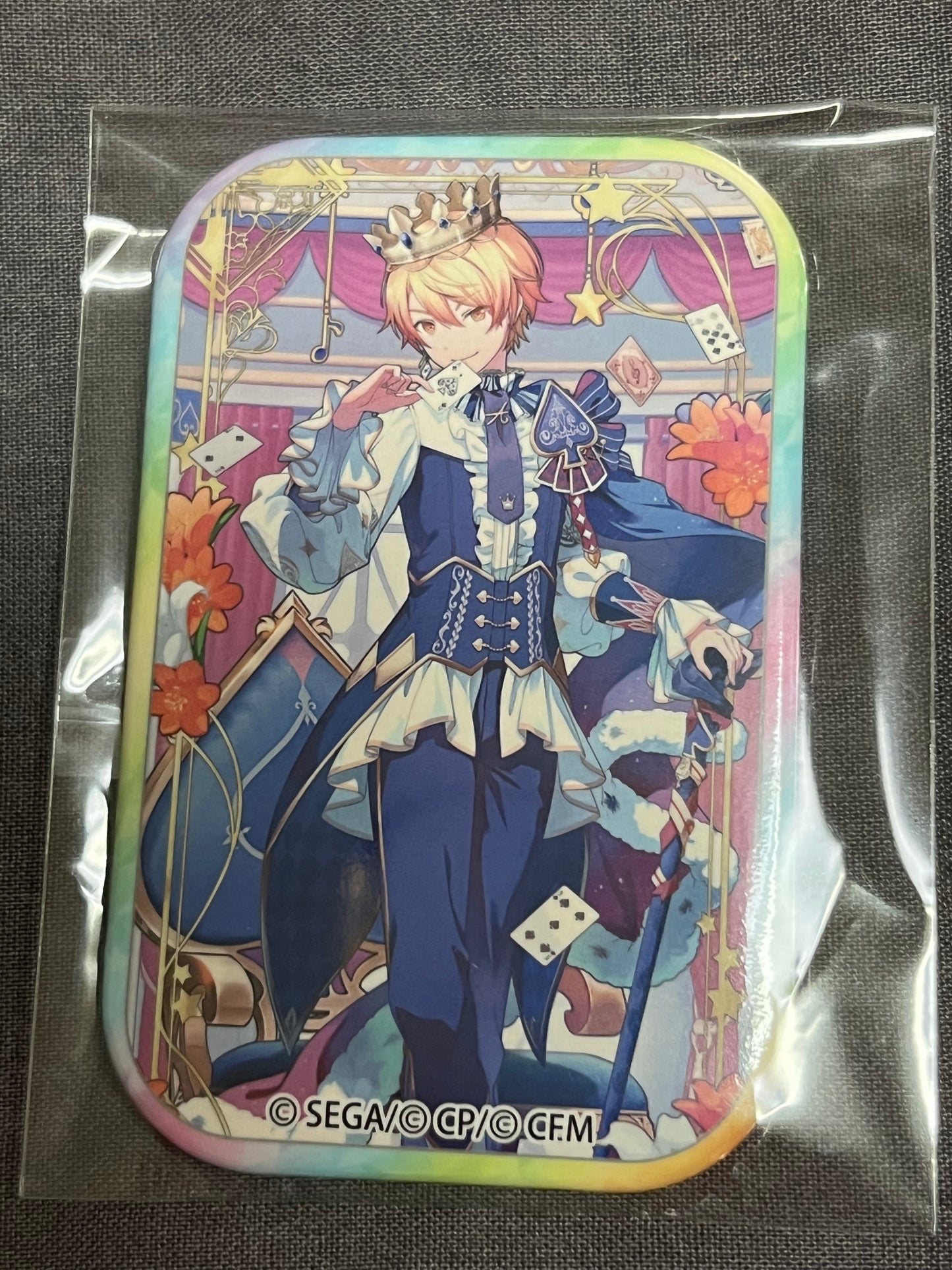 Project Sekai - Tsukasa Tenma “With Your Sights on Stardom, Set Sail!” Square Badge [TRAINED]