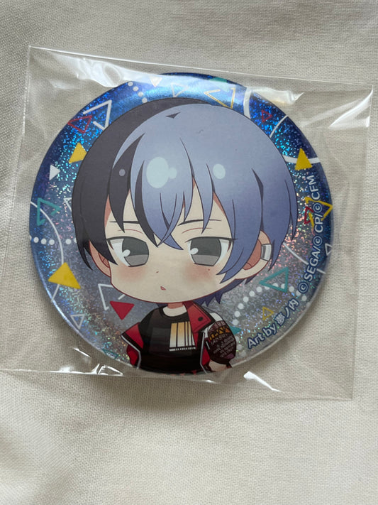 Project Sekai - Toya Aoyagi "STRAY BAD DOG Chibi" Circle Glitter Badge