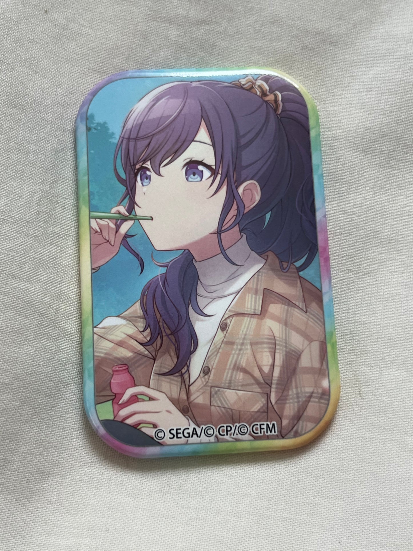 Project Sekai - Mafuyu Asahina "Bubbles of Solace" Square Badge [UNTRAINED]