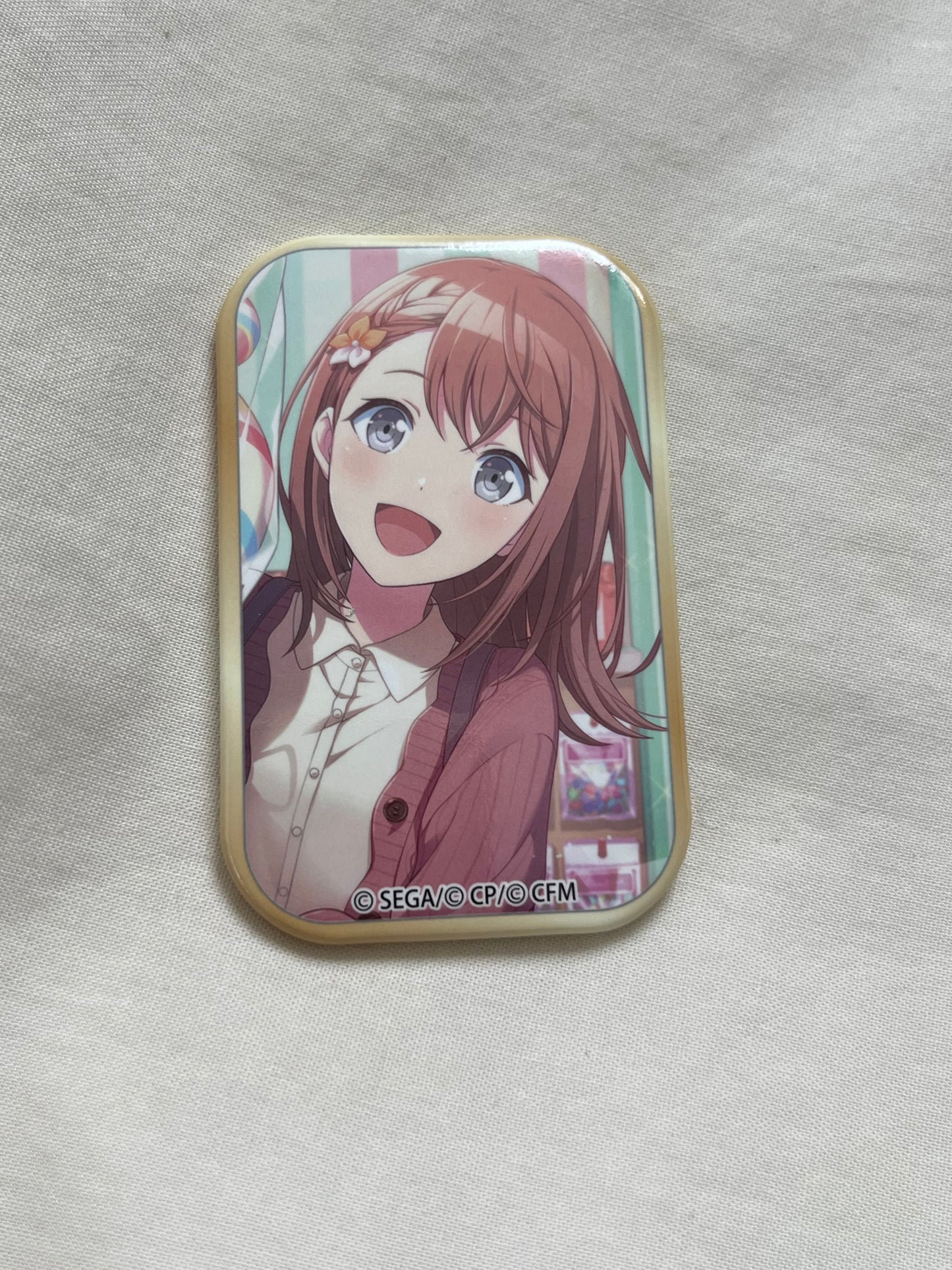 Project Sekai - Minori Hanasato "Look What Else They Have!" Square Badge [UNTRAINED]