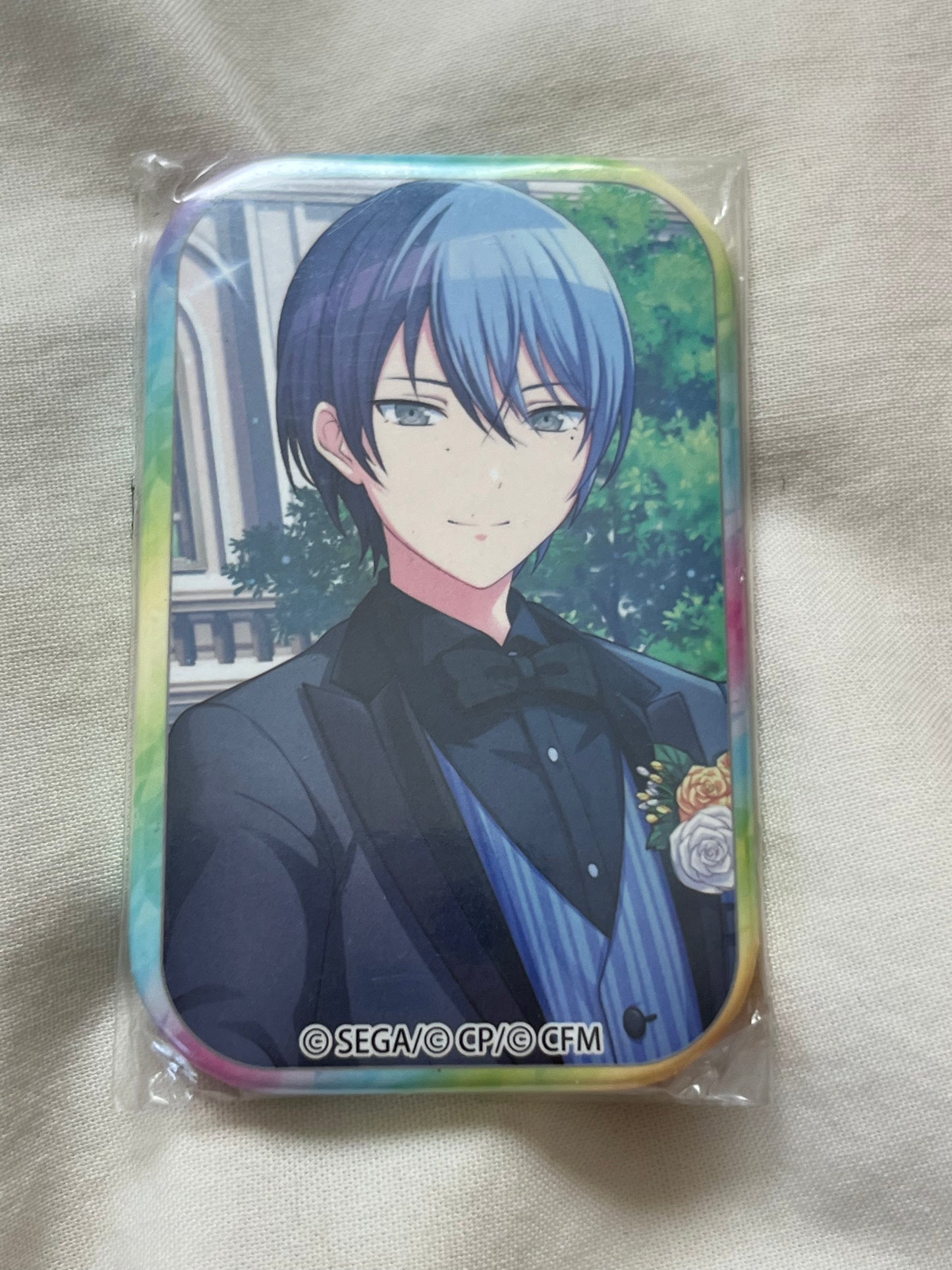 Project Sekai - Toya Aoyagi "A Love Song Dedicated to You" Square Badge [UNTRAINED]