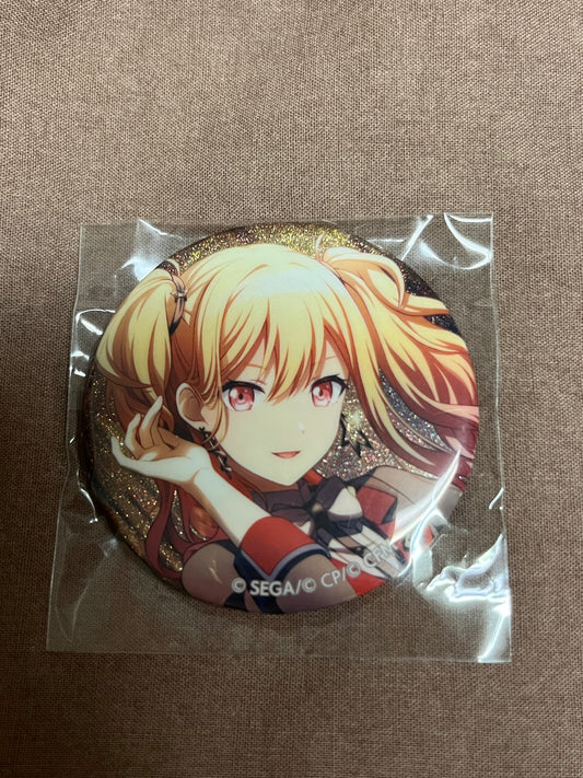 Project Sekai - Saki Tenma "Little Bravers!" Circle Glitter Badge [TRAINED]