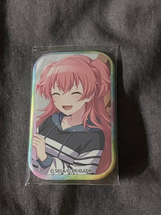 Project Sekai - Airi Momoi "Many Feelings Delivered" Square Badge [UNTRAINED]