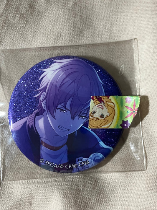 Project Sekai - Akito Shinonome "A Night of Defeat" Circle Glitter Badge [UNTRAINED]