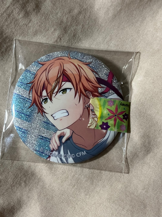 Project Sekai - Akito Shinonome "There's No Time To Lose!" Circle Glitter Badge [UNTRAINED]