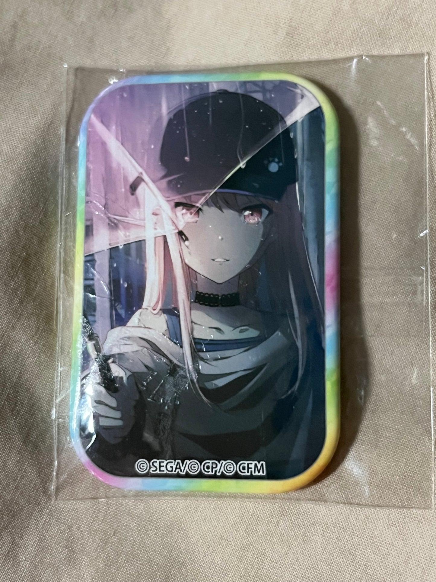 Project Sekai - Mizuki Akiyama "The Words Only I Can Convey" Square Badge [TRAINED]