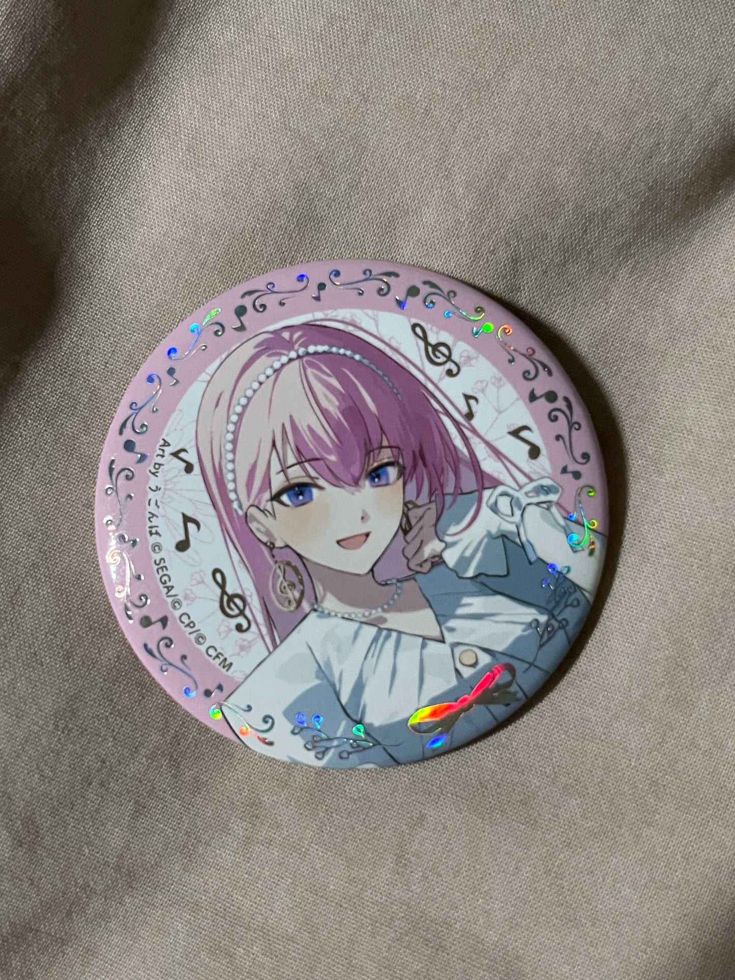 Project Sekai - Megurine Luka “4th Anniversary Thanks Festival” Circle Badge