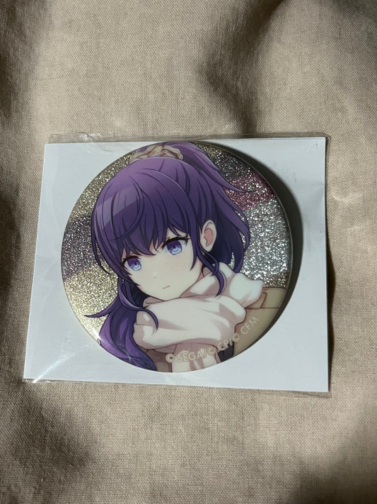 Project Sekai - Mafuyu Asahina "Stretch Our Legs A Little" Circle Glitter Badge [UNTRAINED]