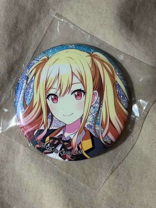 Project Sekai - Saki Tenma "Brand New Style" Circle Glitter Badge