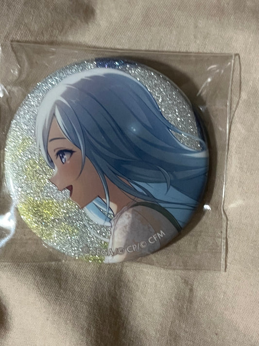 Project Sekai - Shizuku Hinomori "By The Hand, To A Dream" Circle Glitter Badge [UNTRAINED]