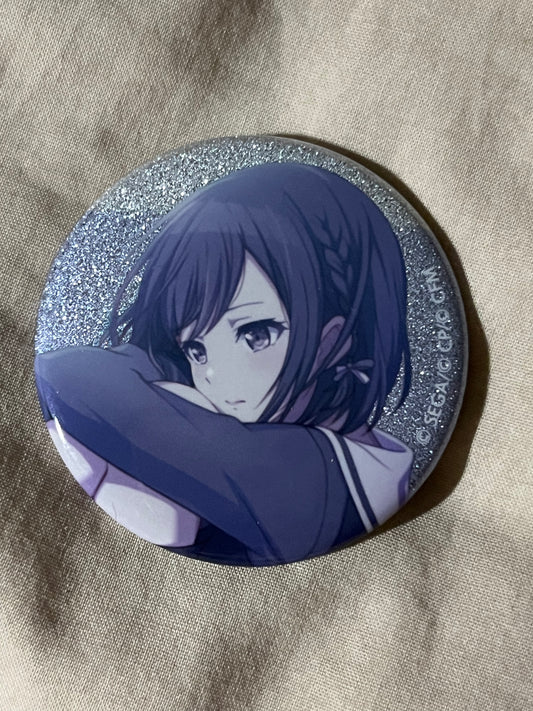 Project Sekai - Ena Shinonome "The Best Angle" Circle Glitter Badge [TRAINED]