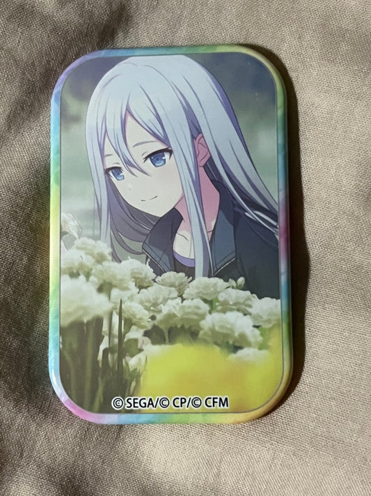 Project Sekai - Kanade Yoisaki "Carnation Recollection" Square Badge [UNTRAINED]
