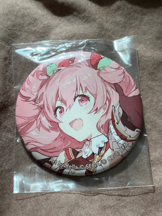 Project Sekai - Airi Momoi "Worldwide Wander 2DMV" Circle Badge