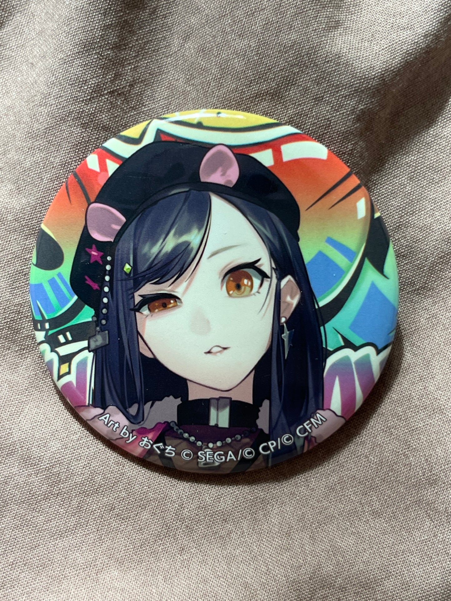 Project Sekai - An Shiraishi "Beat Eater 2DMV" Circle Badge