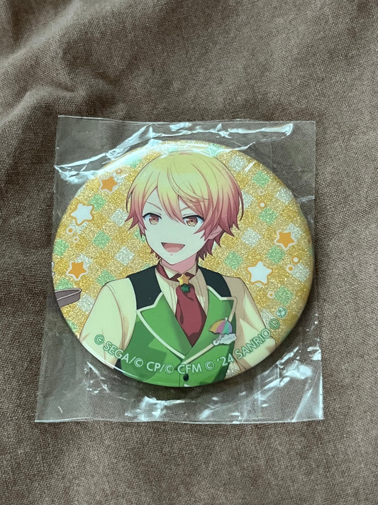 Project Sekai - Tsukasa Tenma "feat. Keroppi" Circle Glitter Badge