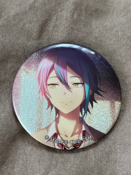 Project Sekai - Rui Kamishiro "Talking at Dusk" Circle Glitter Badge [UNTRAINED]