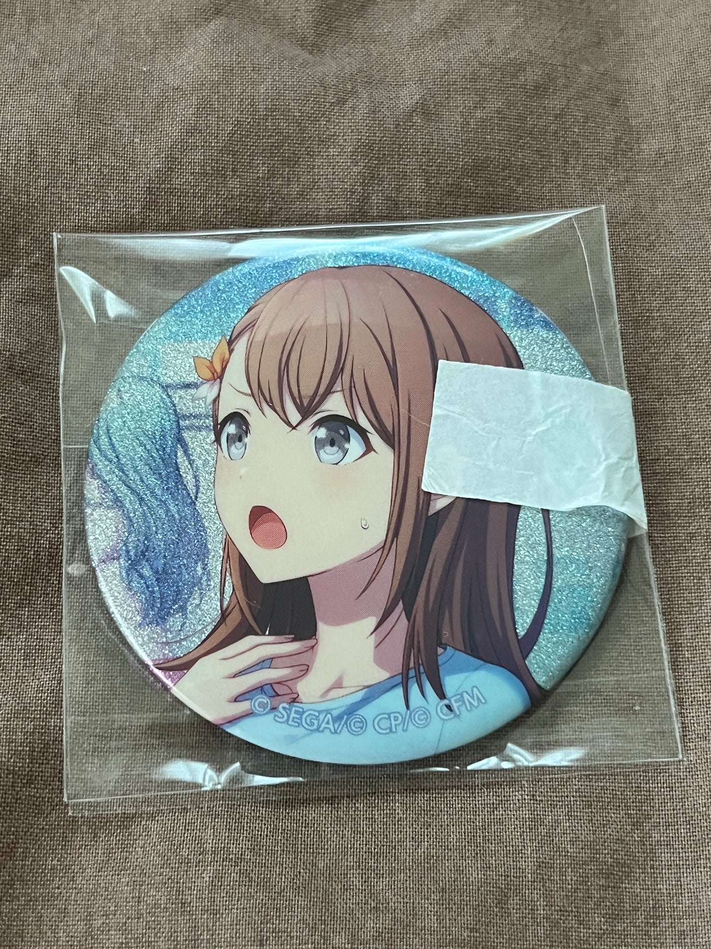 Project Sekai - Minori Hanasato "Tied By Painful Hope" Circle Glitter Badge [UNTRAINED]
