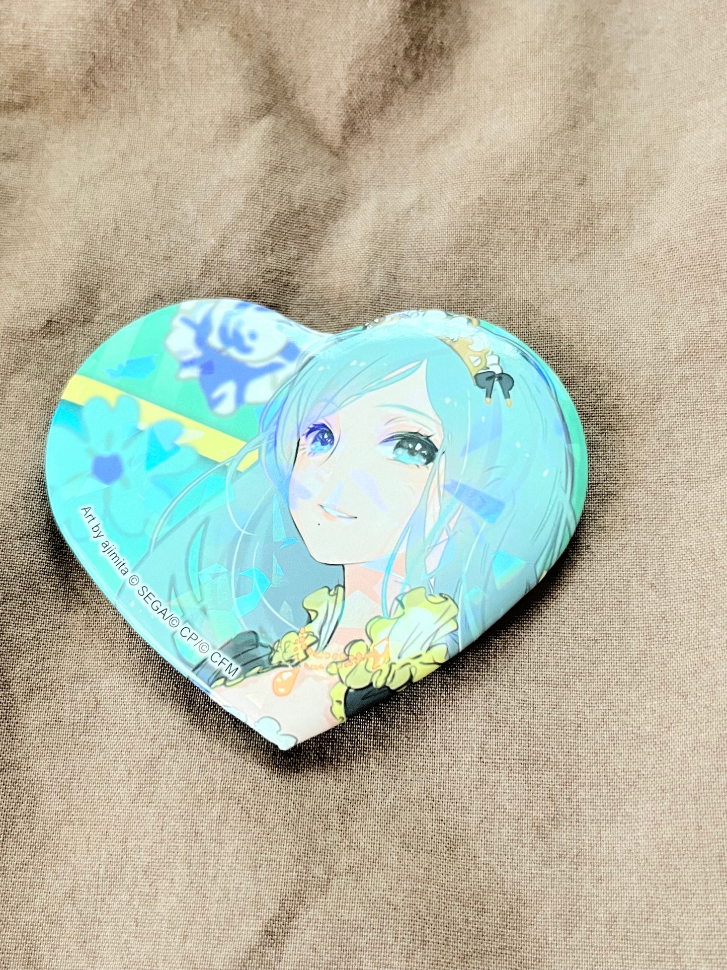 Project Sekai - Shizuku Hinomori "Ai no Material 2DMV" Heart Badge