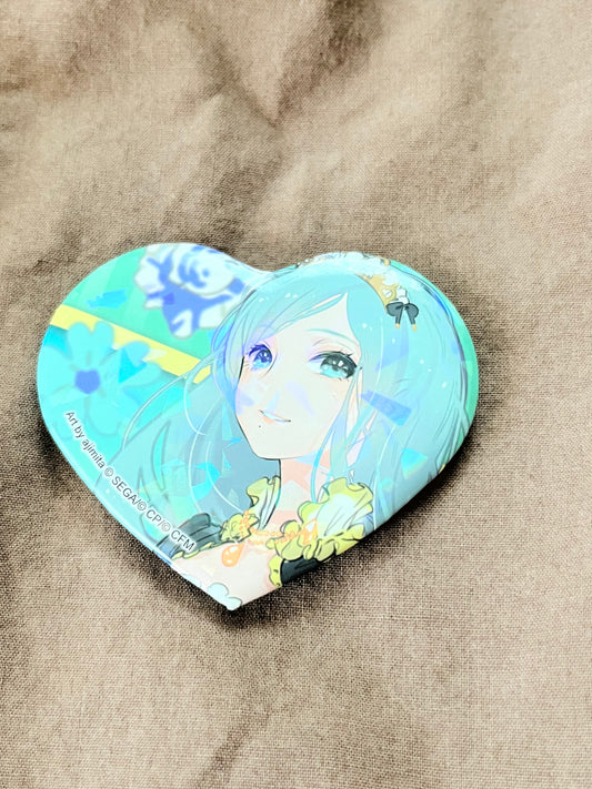 Project Sekai - Shizuku Hinomori "Ai no Material 2DMV" Heart Badge