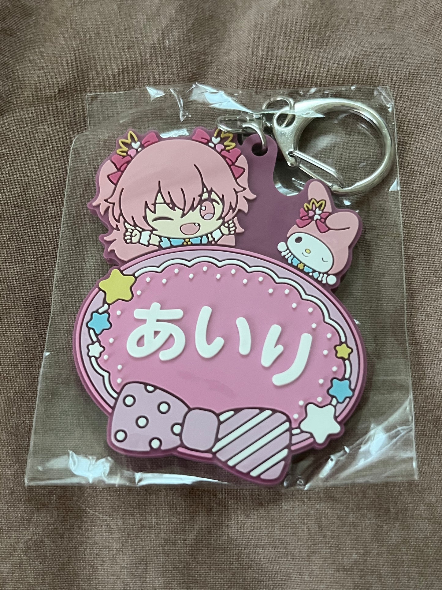 Project Sekai - Airi Momoi "Sanrio" Rubber Keychain