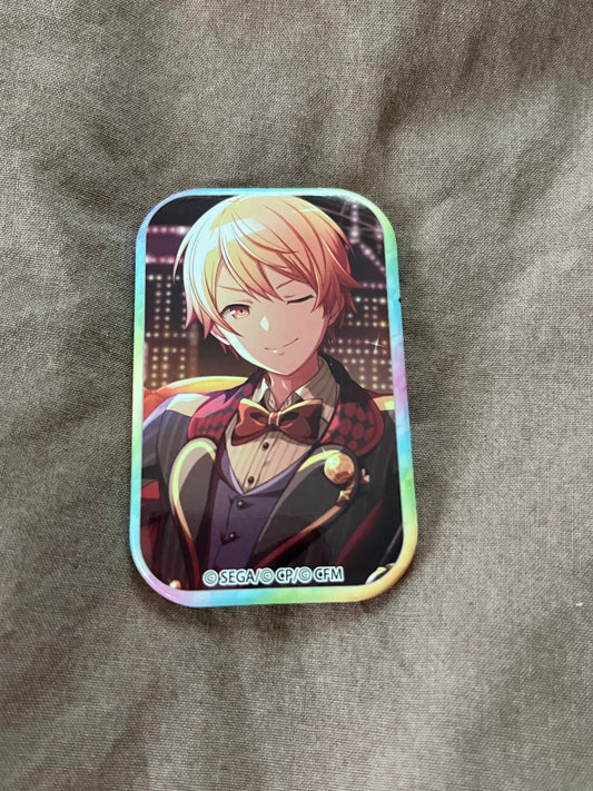 Project Sekai - Tsukasa Tenma "Zombies?! Time To Panic!" Square Badge [TRAINED]