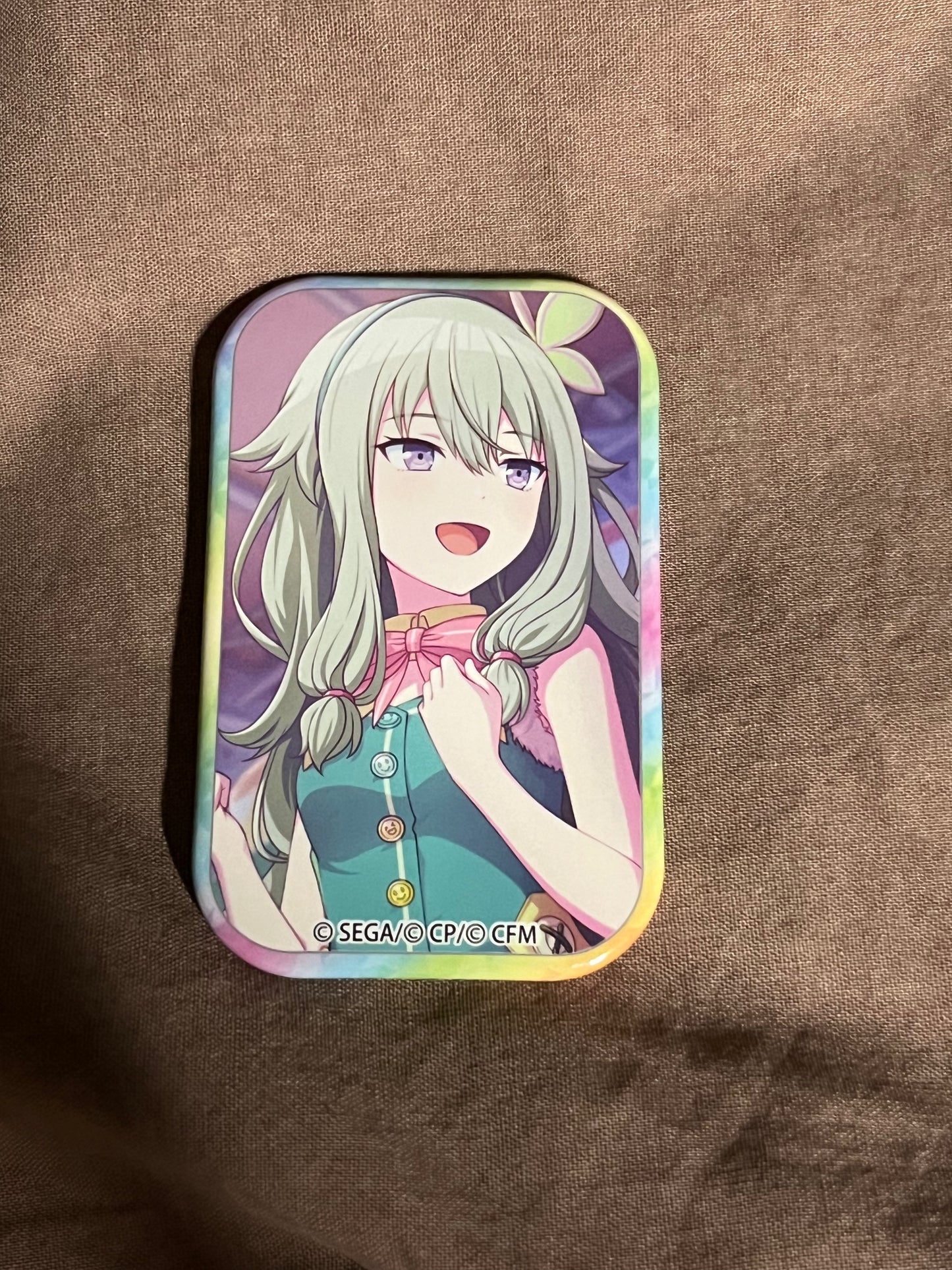 Project Sekai - Nene Kusanagi "The Confidence You Gave Me" Square Badge [UNTRAINED]