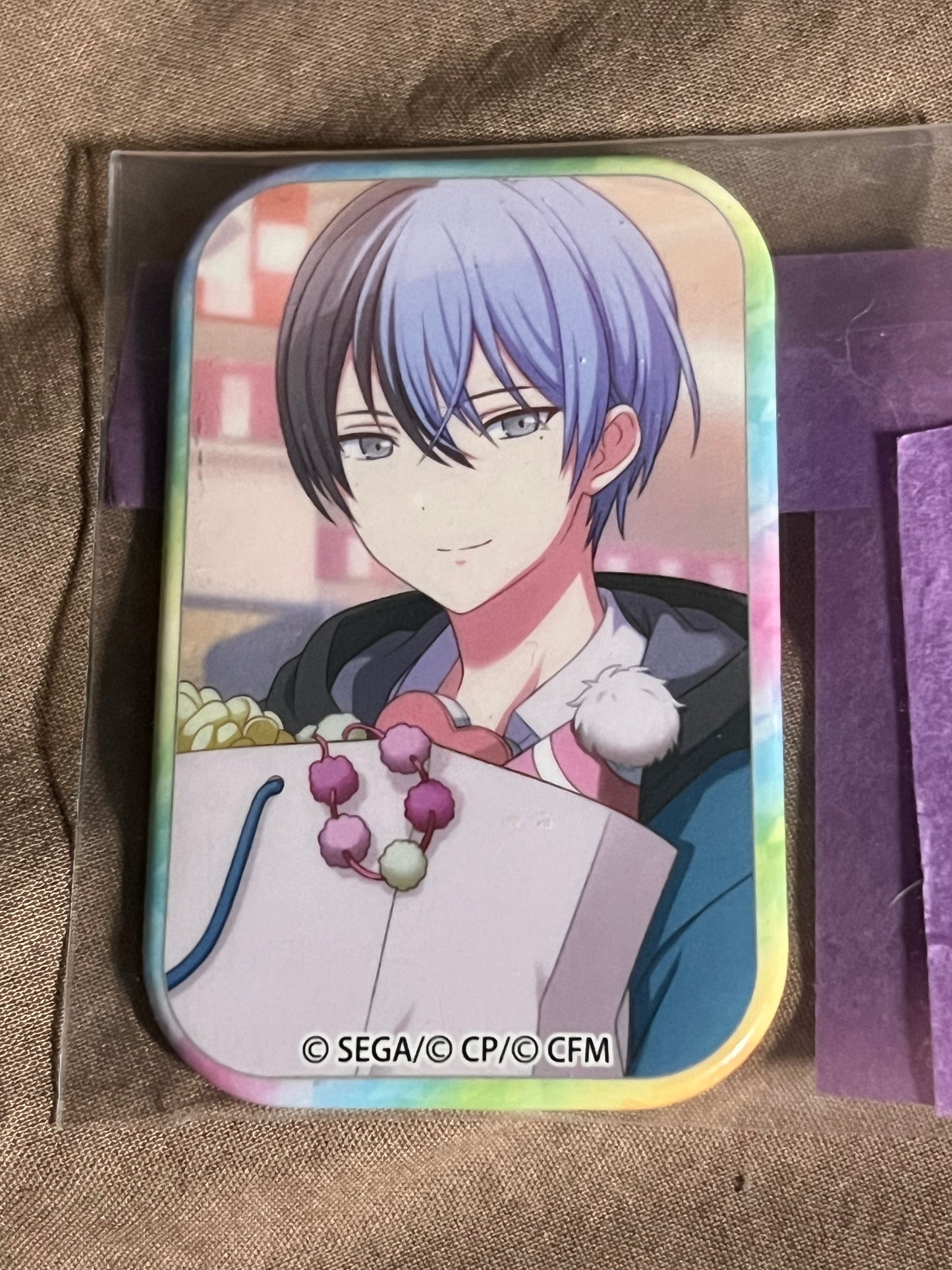 Project Sekai - Toya Aoyagi "A Bond Between Siblings" Square Badge [UNTRAINED]