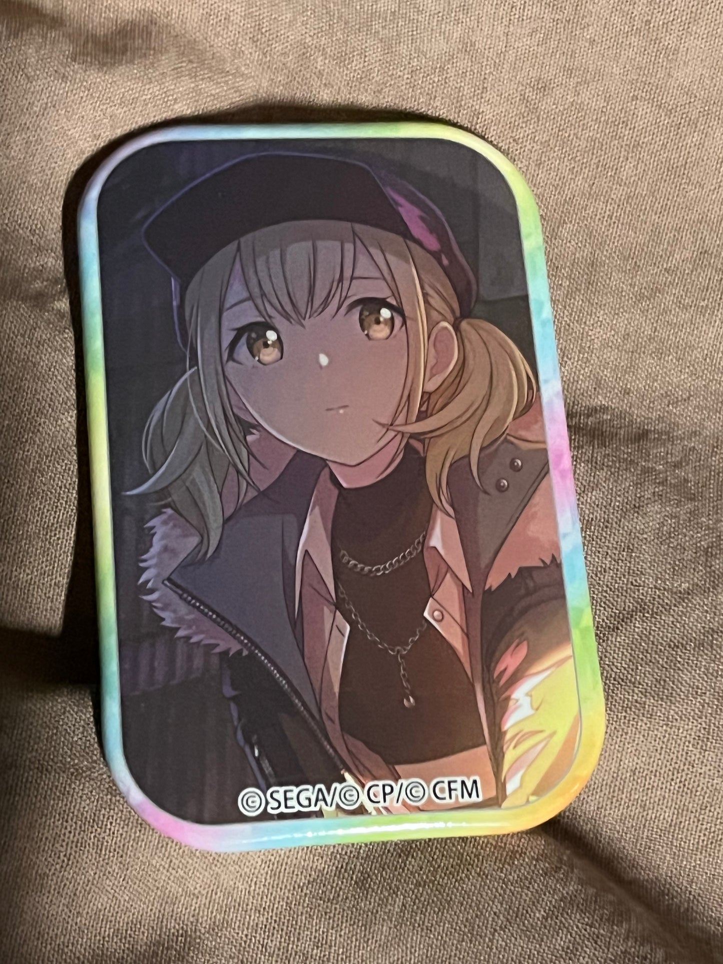 Project Sekai - Kohane Azuawa "I Got Praised ♪" Square Badge [TRAINED]