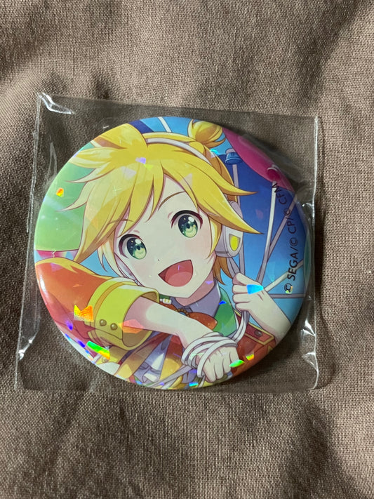 Project Sekai - Kagamine Len "Release Celebration" Holographic Circle Badge [UNTRAINED]