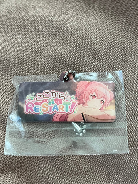 Project Sekai - Airi Momoi "Let's RE:START From Here!" Metal Event Keychain [UNTRAINED]