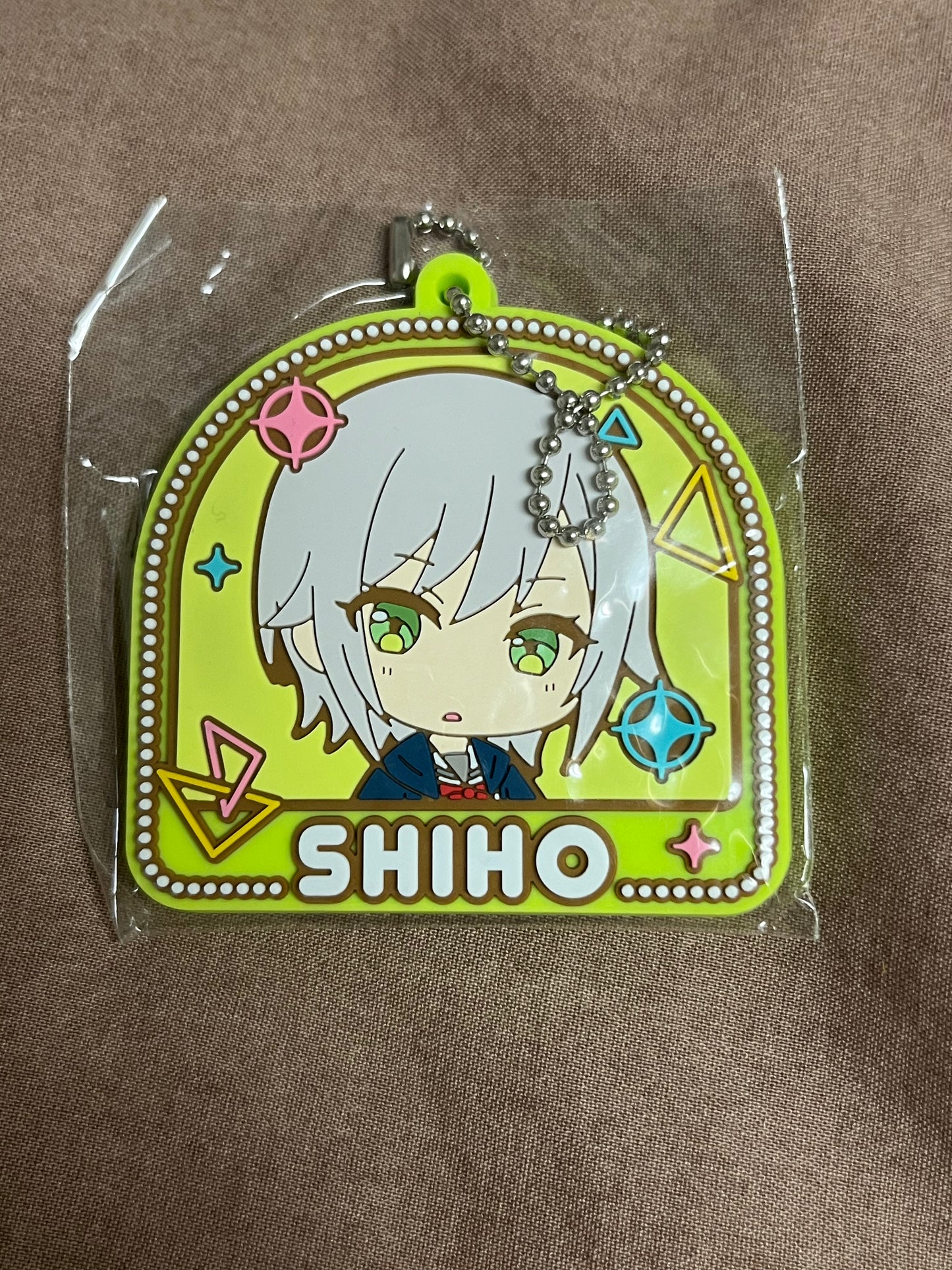 Project Sekai - Shiho Hinomori “Let's do this” Stamp Rubber Keychain